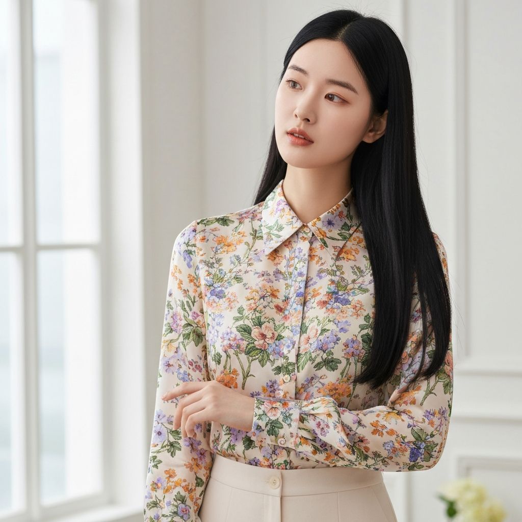 Botanical Print Blouse