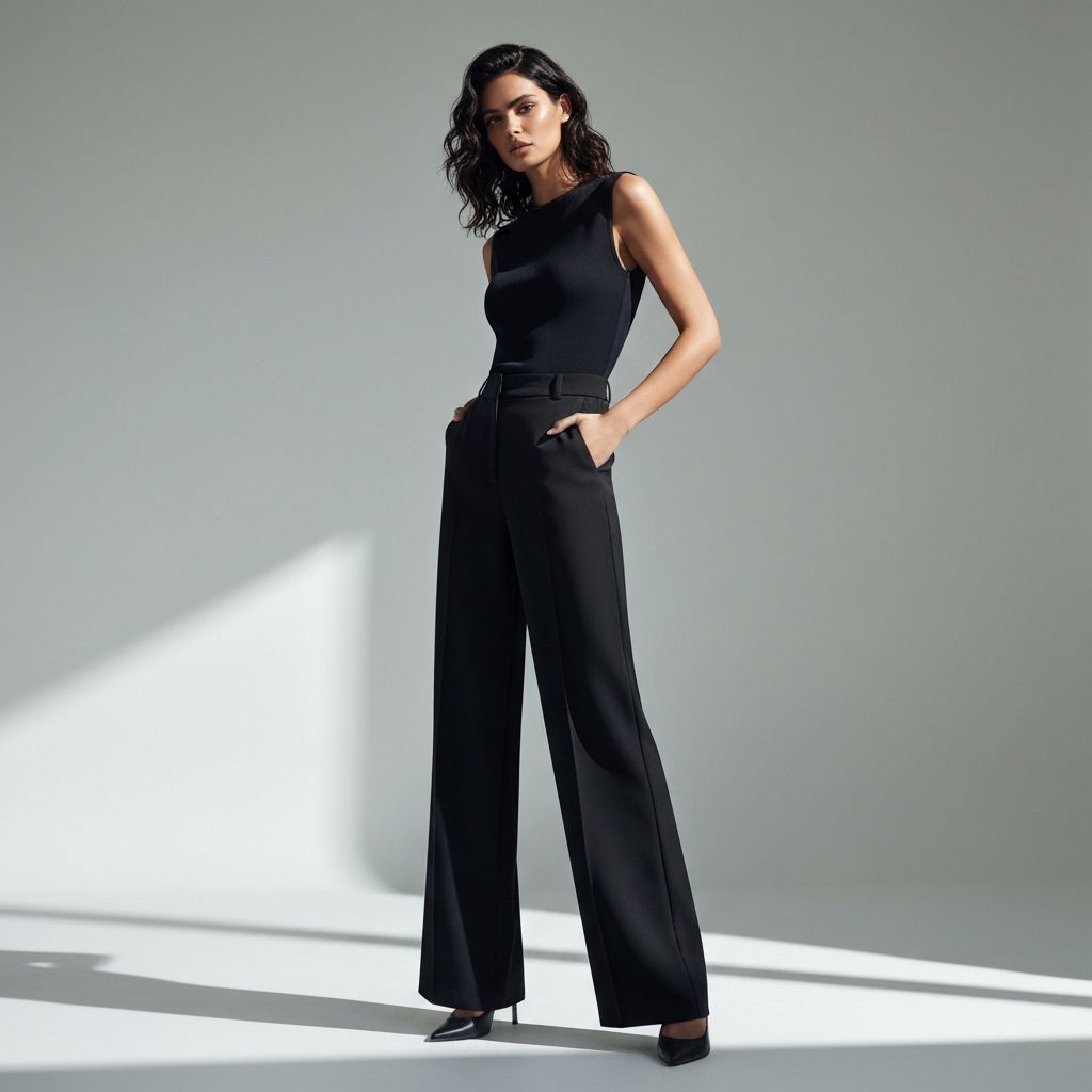 Tailored Wide Trousers